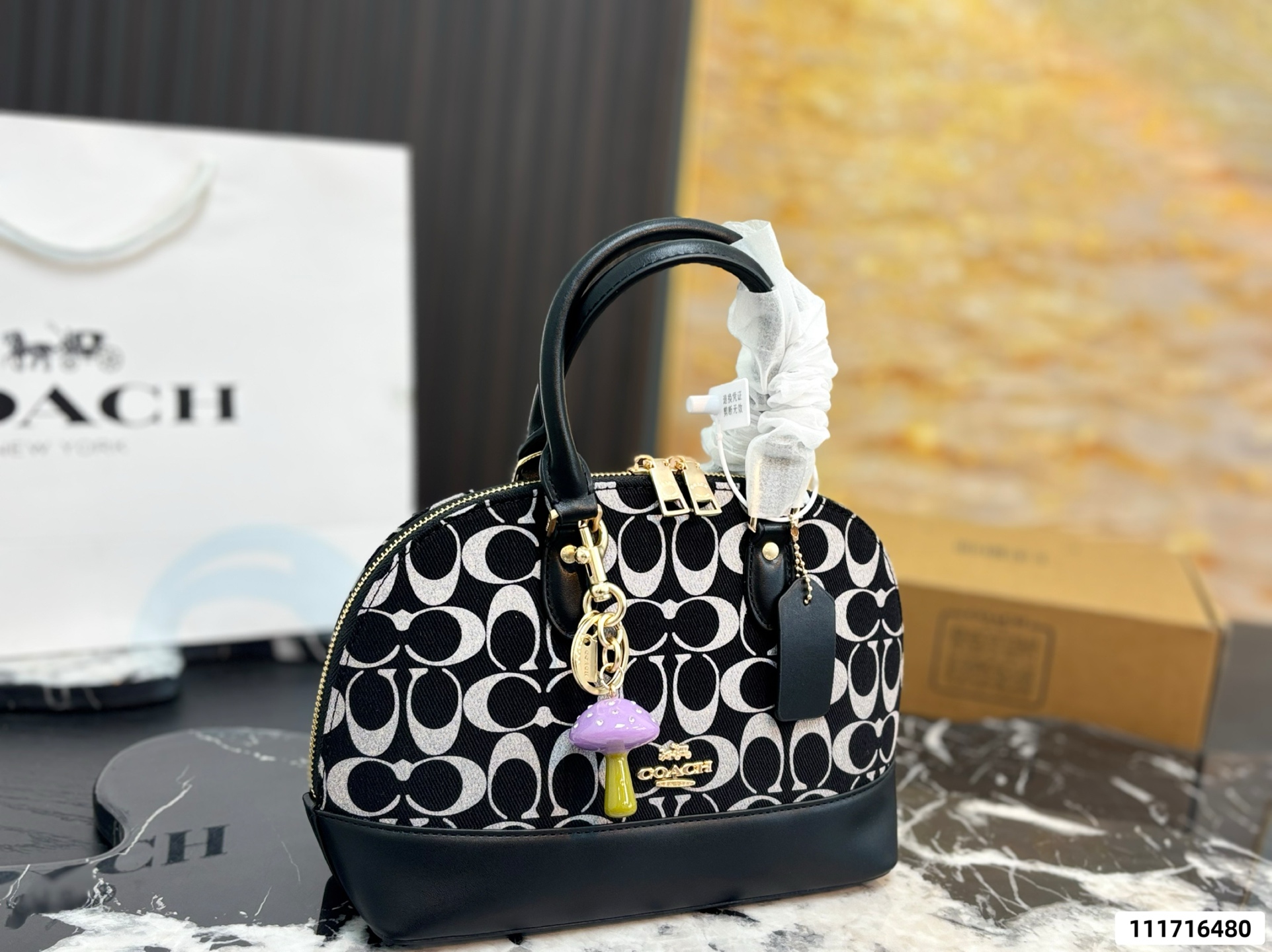 Coach Sabrina Shell Bag - Image 4