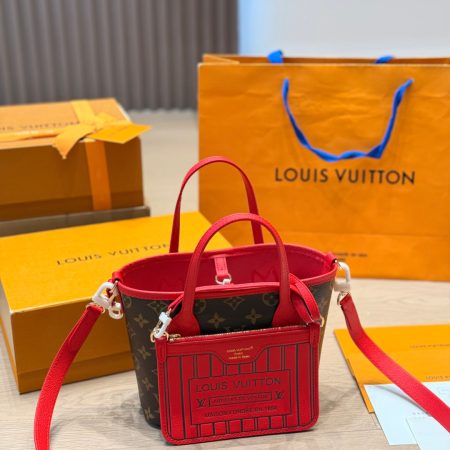 LV Neverfull BB Bandouliere Inside Out Tote Bag - Image 5