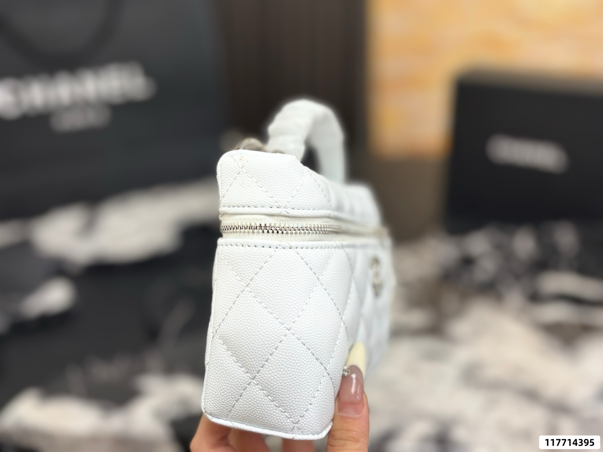 Chanel Vanity with chain Bag - Image 8