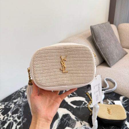 Saint Laurent Raffia Lou Camera Bag - Image 3