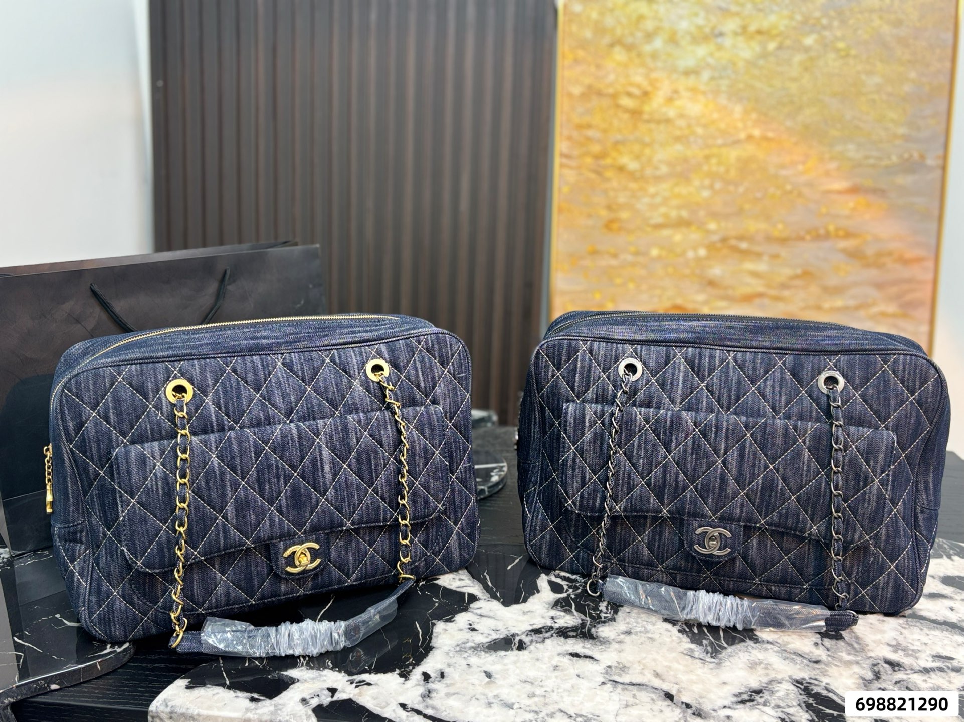 Chanel Chain Tote Bag - Image 1