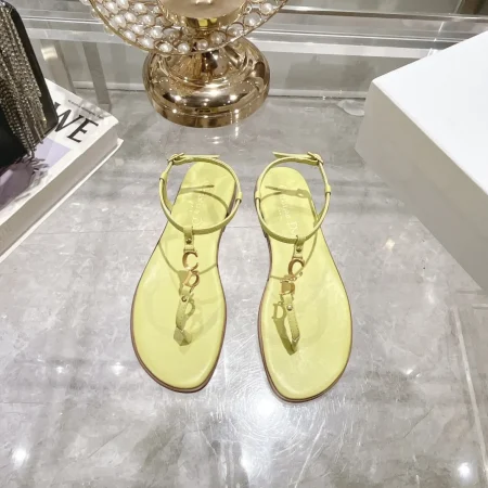 Dior 2024 C'est Flat Round Toe Women's Slipper Sandals - Image 4