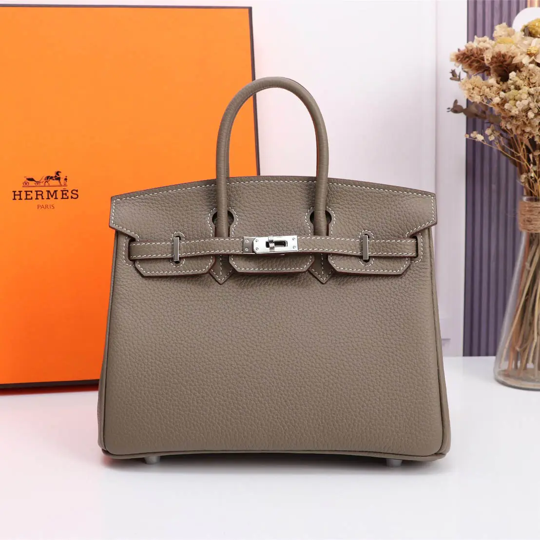 Hermes Birkin Tote Bag Handbag Shoulder Bag - Image 6