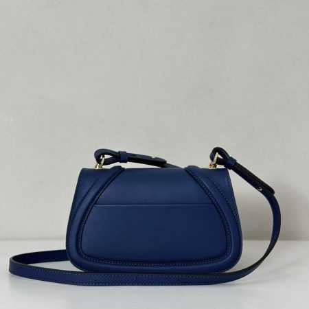 Gucci Blondie Shoulder Bag in Rosso Ancora Dark Blue - Image 3