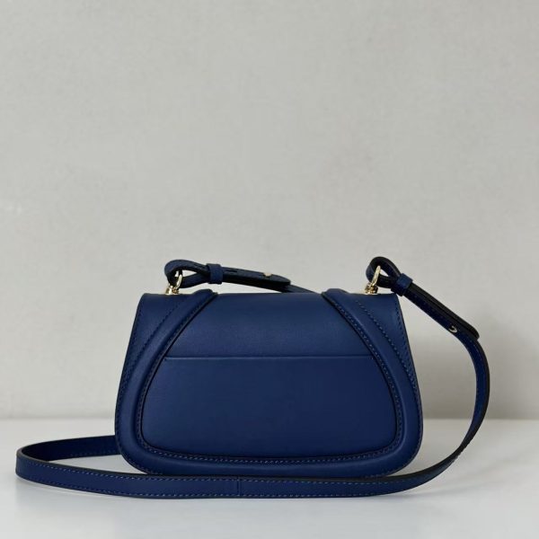Gucci Blondie Shoulder Bag in Rosso Ancora Dark Blue