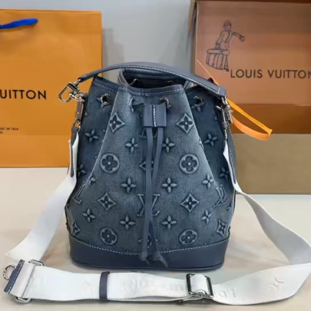Lv Bucket Denim Bag