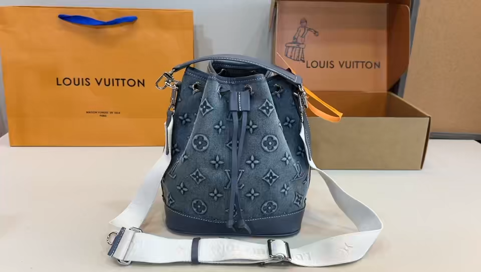 Lv Bucket Denim Bag - Image 1