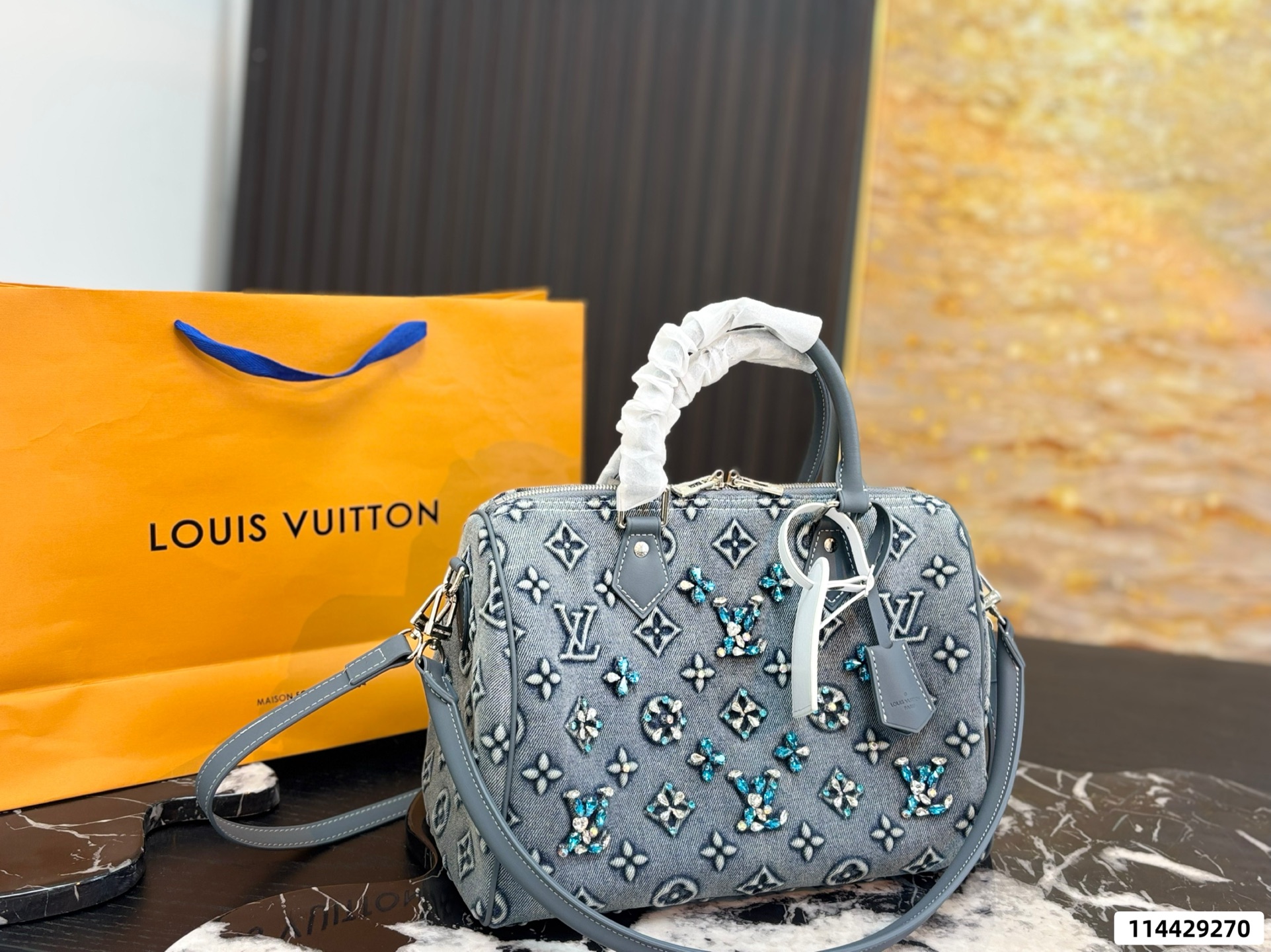 LV Speedy Soft 30 Pillow Case - Image 1