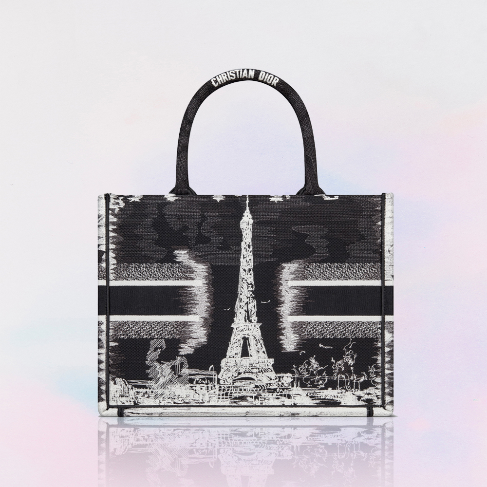 Dior Book Tote Paris Medium Bag - Image 4