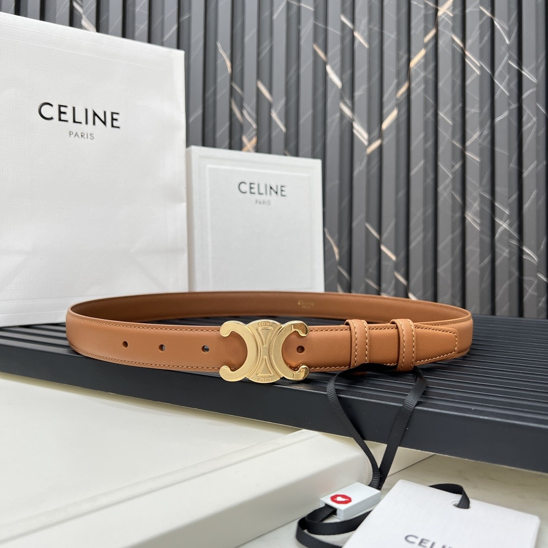 Celine Medium 25MM Triomphe Belt - Image 1