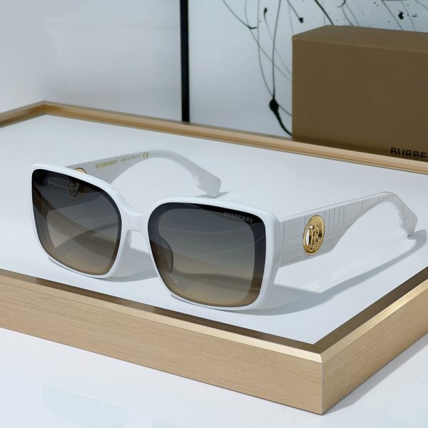Buberry  Mirror leg Hollowed out Logo  Sunglasses Top quality