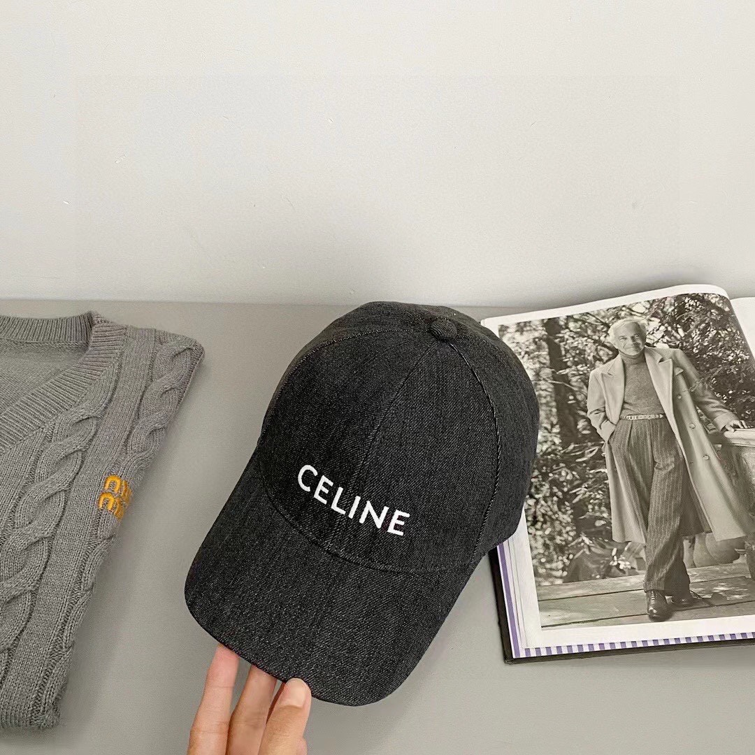 Ceiline Letter Wmbroidery Cap Sunhat - Image 1