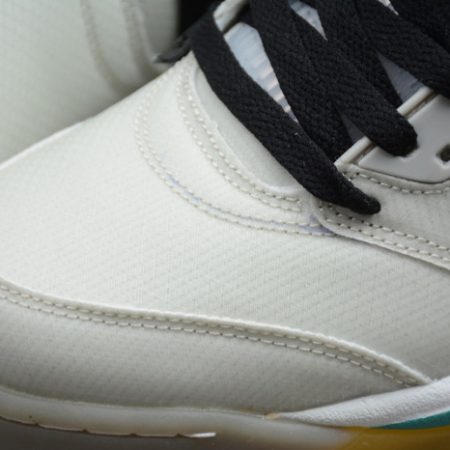 Off-White Air Jordan 5 white green purple CT8480-105 - Image 26