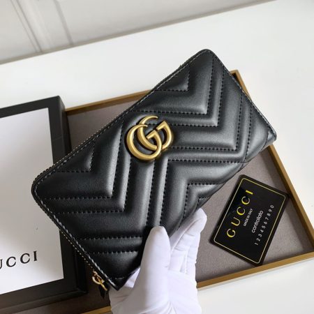 Gucci Unisex GG Long Zipper Wallet - Image 3