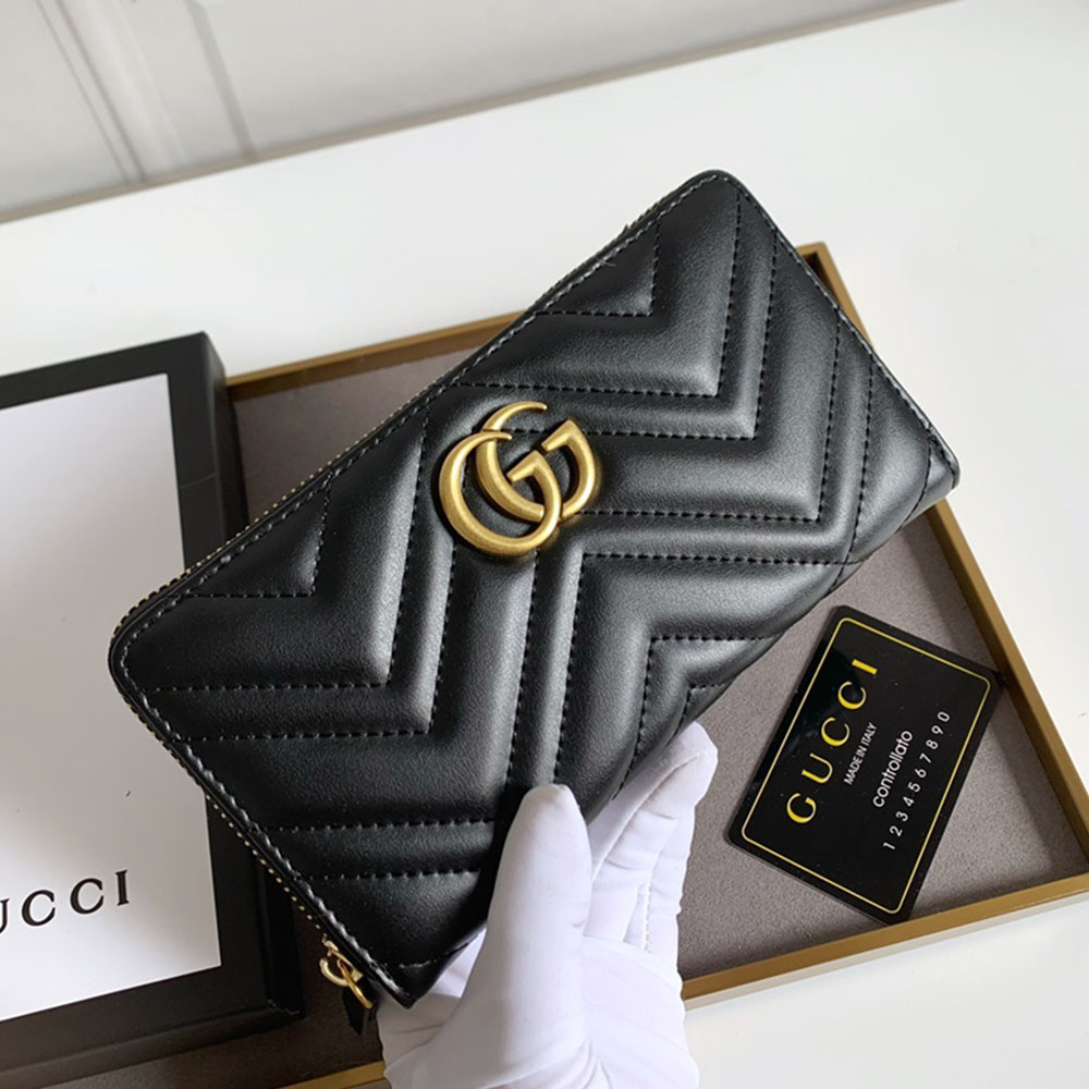 Gucci Unisex GG Long Zipper Wallet - Image 3