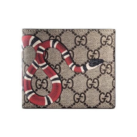 Gucci Unisex GG Supreme Printed Short Wallet