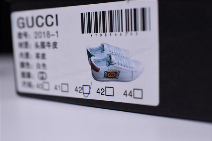 Gucci Ace EMBROIDERED LOW-TOP SNEAKER WITH GG LOGO - Image 4