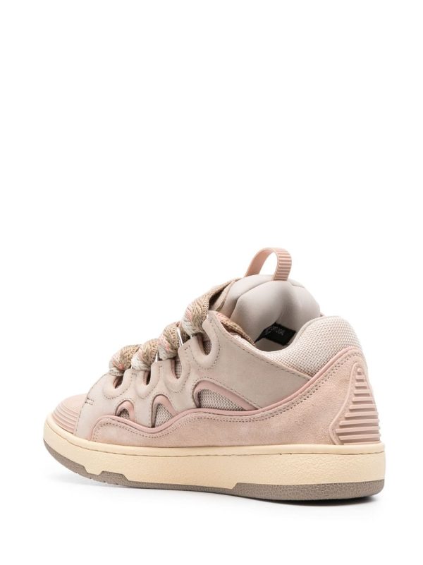 Lanvin LEATHER CURB SNEAKERS
