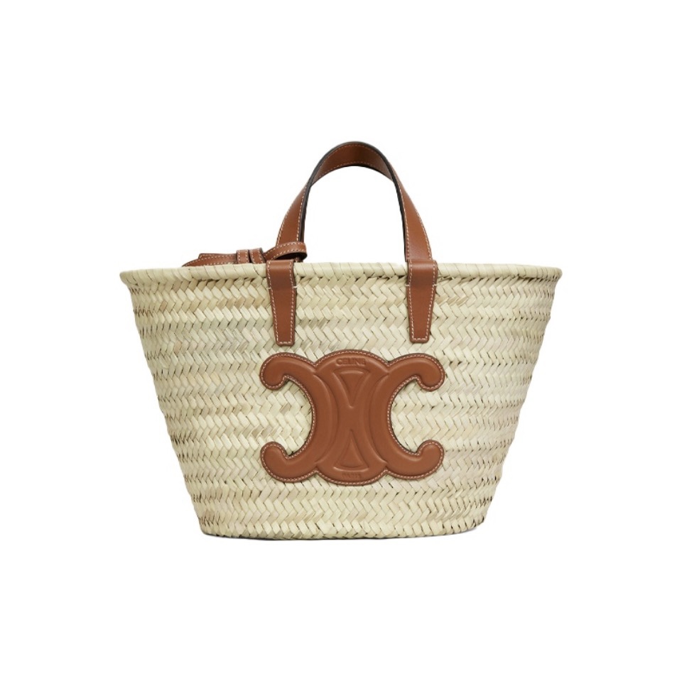 Celine Woven Basket Bag - Image 1