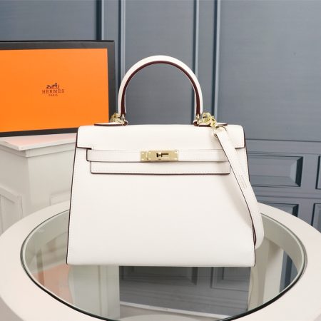 Hermes Kelly Gold Buckle Bag-Epsom - Image 13