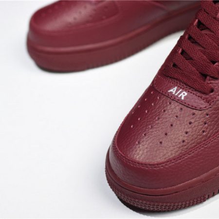 Nike Air Force 1 Low 07 LTHR Sail Team Red AJ7280-600 - Image 15
