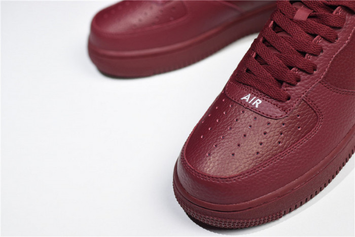 Nike Air Force 1 Low 07 LTHR Sail Team Red AJ7280-600 - Image 15
