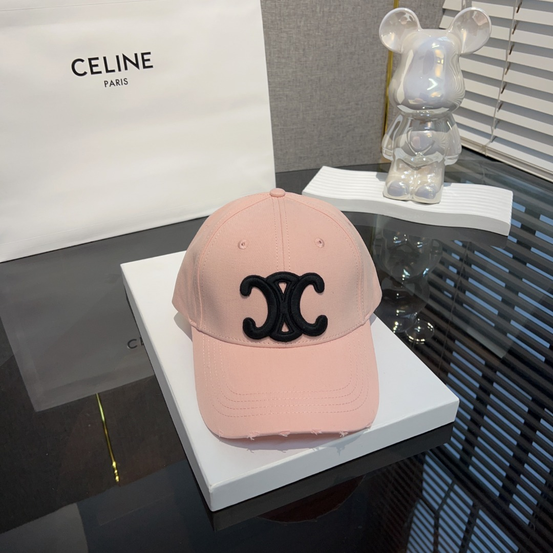 Ceiline Letter Embroidered Cap   Sunhat - Image 3