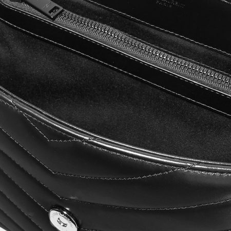 SAINT LAURENT Loulou medium quilted leather shoulder bag black - Image 4