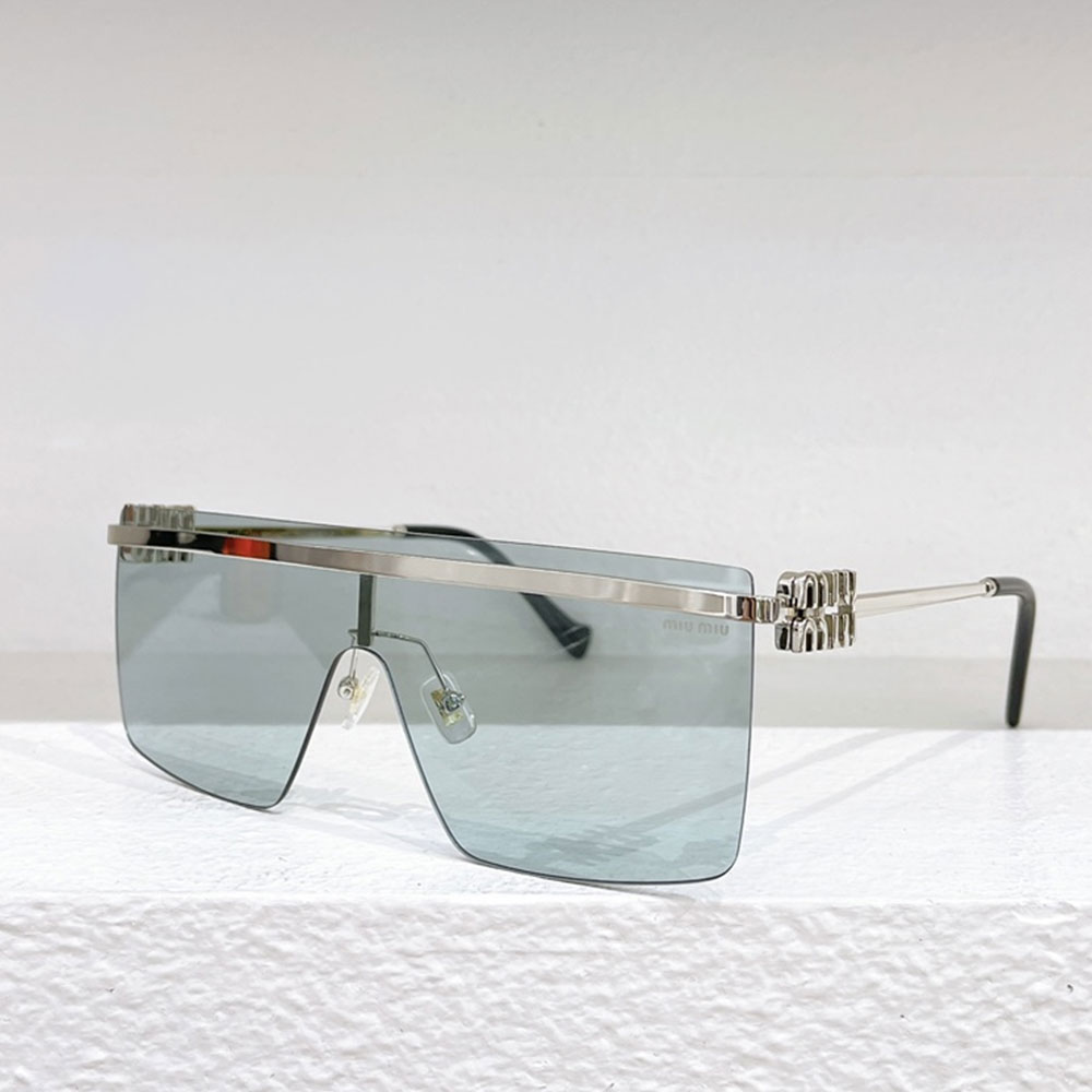 MIU MIU Thin Metal Mirror legs  Sunglasses Top quality - Image 4