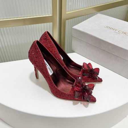 Jimmy Choo Allure Crystal Point Slide Sandal - Image 13