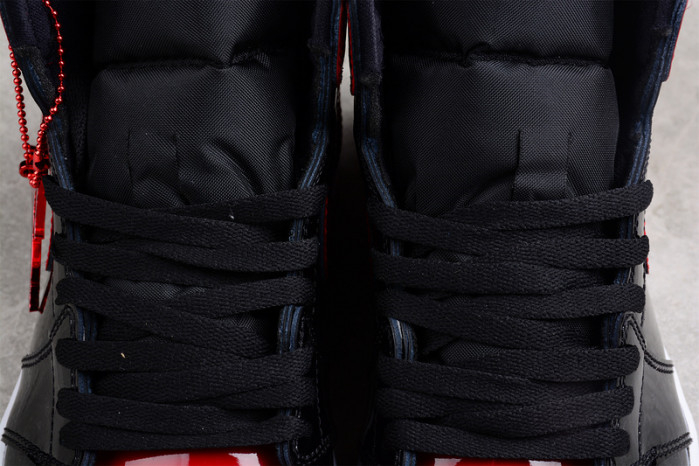 AIR JORDAN 1 HIGH OG BRED PATENT 555088-063 - Image 11