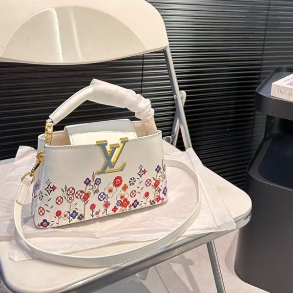 LV x Murakami Capucines East West Mini