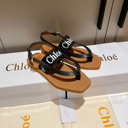 Chloe Logo Flip-flops Shoes Sandal - Image 4