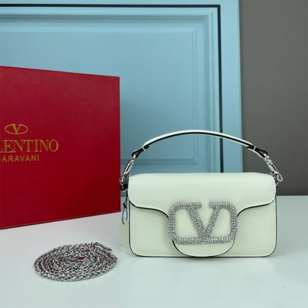VALENTINO GARAVANI LOCò MICRO BAG WITH CHAIN AND JEWEL LOGO - Image 3