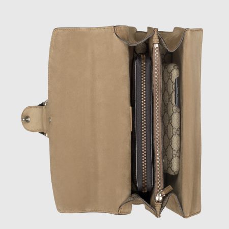 Gucci Dionysus GG Supreme Small Shoulder Bag With Beige - Image 9