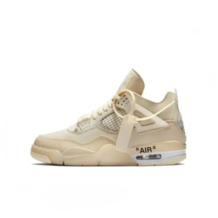 Off-white x Air Jordan 4 “ Sail"