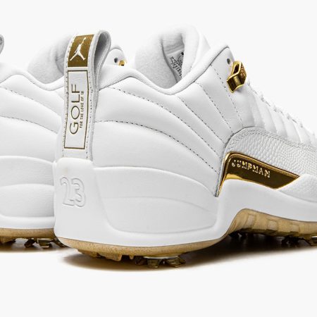 JORDAN XII G NRG M22 "Jordan 12 Golf - White Metallic" - Image 4
