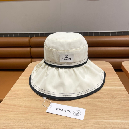 Chanel Big Hat Full Face UV Protection Fisherman's Hat Sunhat - Image 3