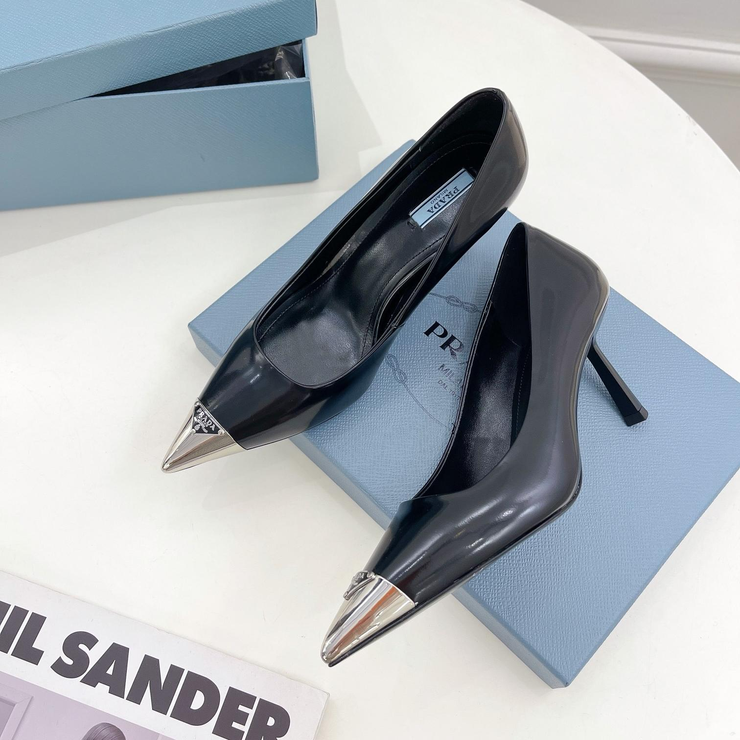 Prada 6.5CM All-in-One Pointy Heels - Image 2
