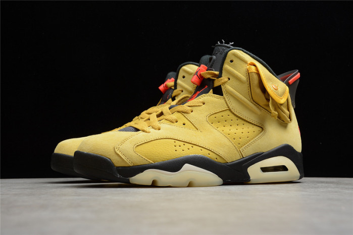 Travis Scott Air Jordan 6 yellow Cactus Jack CN1084-300 - Image 7