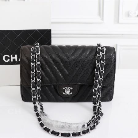 Chanel Clacssic Flap CF Chain Shoulder Strap Bag - Image 1