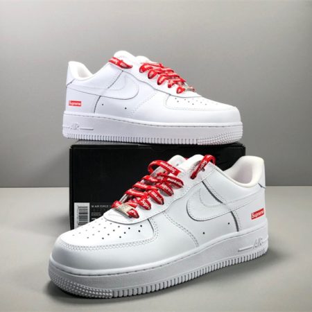 Nike Air Force 1 Low Supreme White - CU9225-100 - Image 8