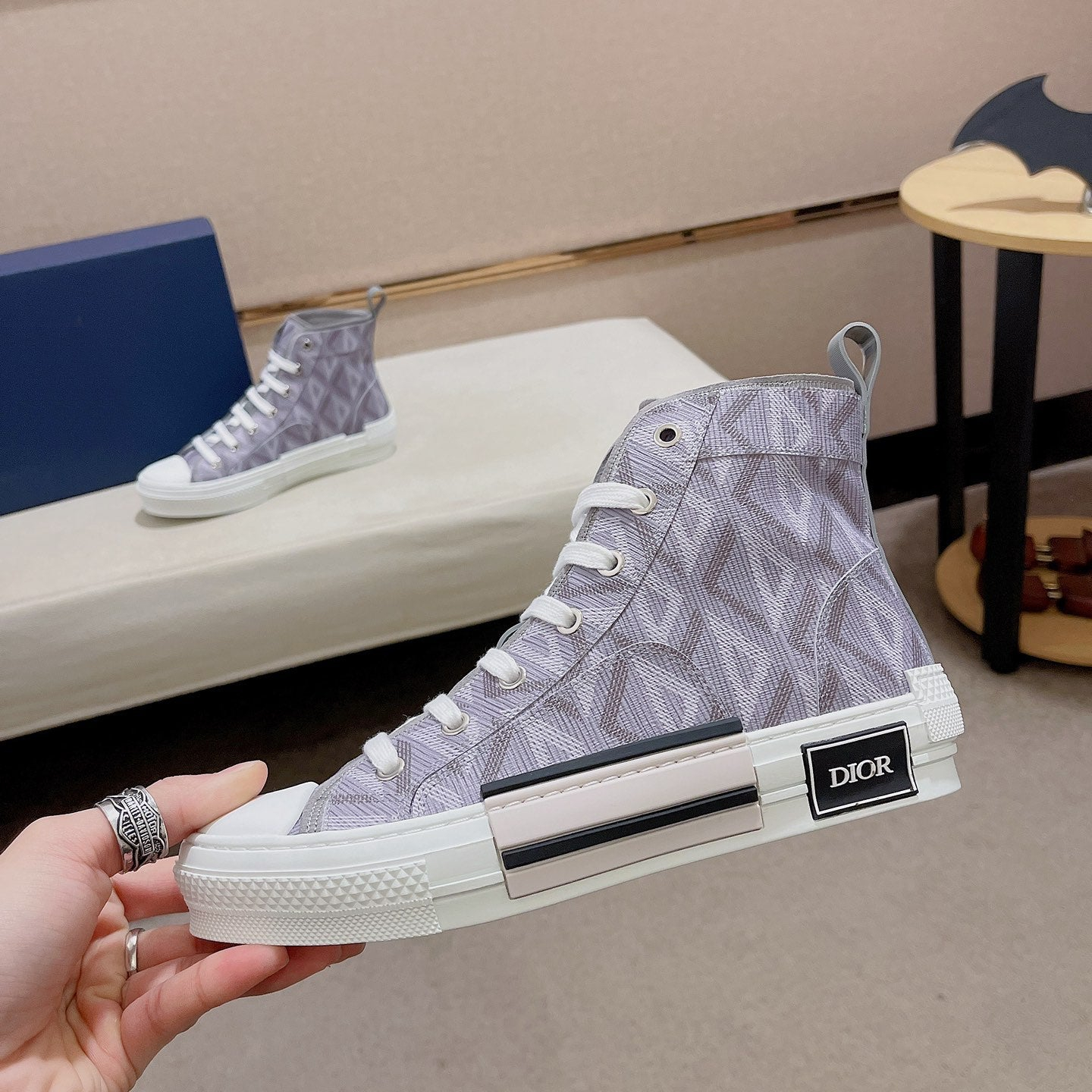 Dior B23 New Graphics Canvas Shoes 01 - Image 4