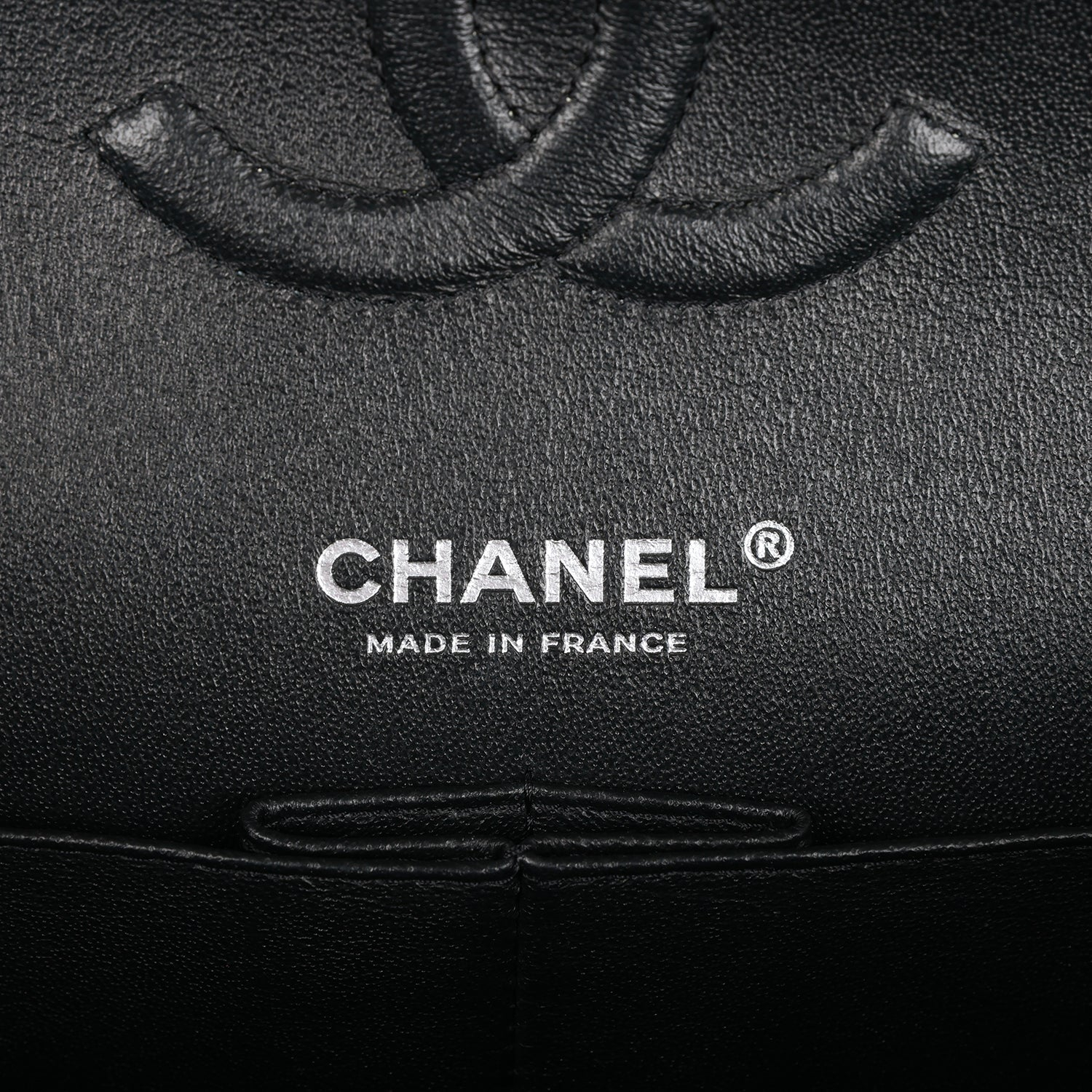Chanel Classic Flag Bag Medium Classic Double Flap Bag SO Black Crumpled Calfskin Black Hardware - Image 7