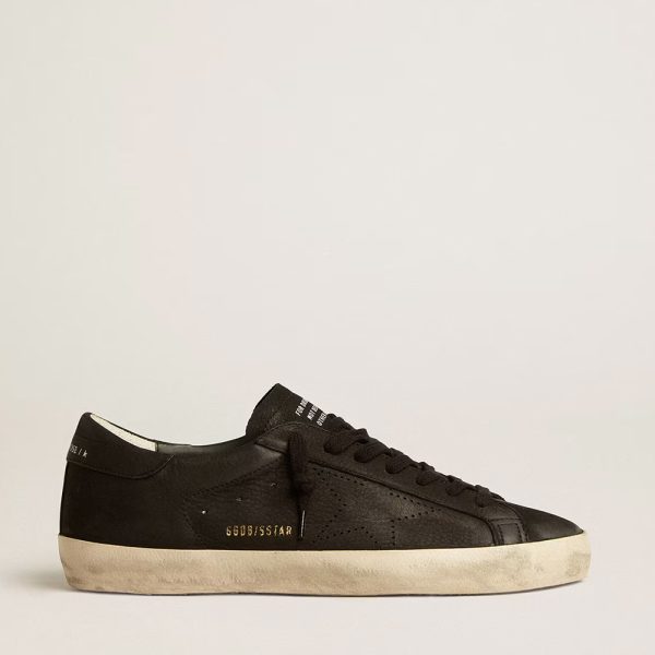 Golden Goose Super-Star LTD in nappa leather with red star and high tab