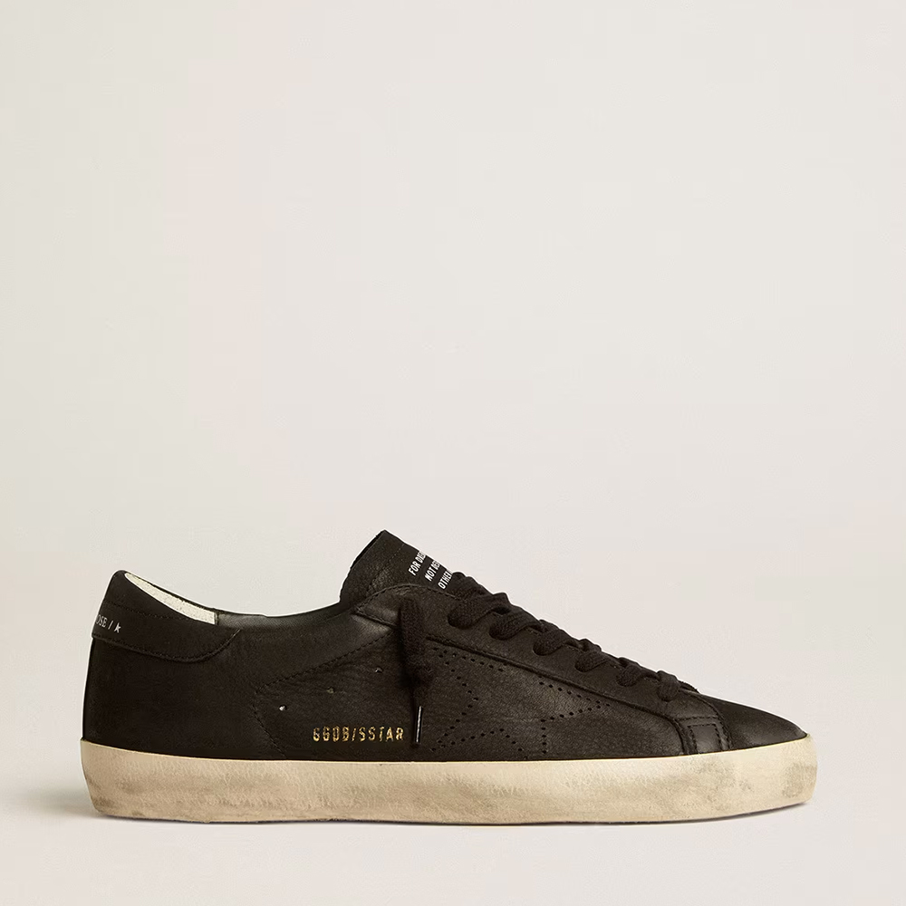 Golden Goose Super-Star LTD in nappa leather with red star and high tab - Image 3