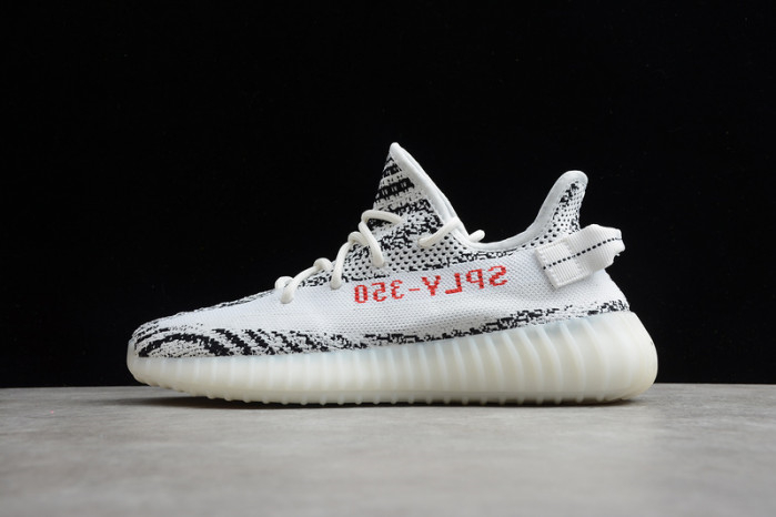 Yeezy Boost 350 V2 Zebra Black White CP9654 - Image 2