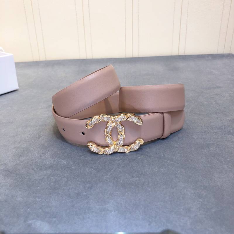 Chanel Belt With Double C Buckle Beige Women Belt 30MM - Image 7