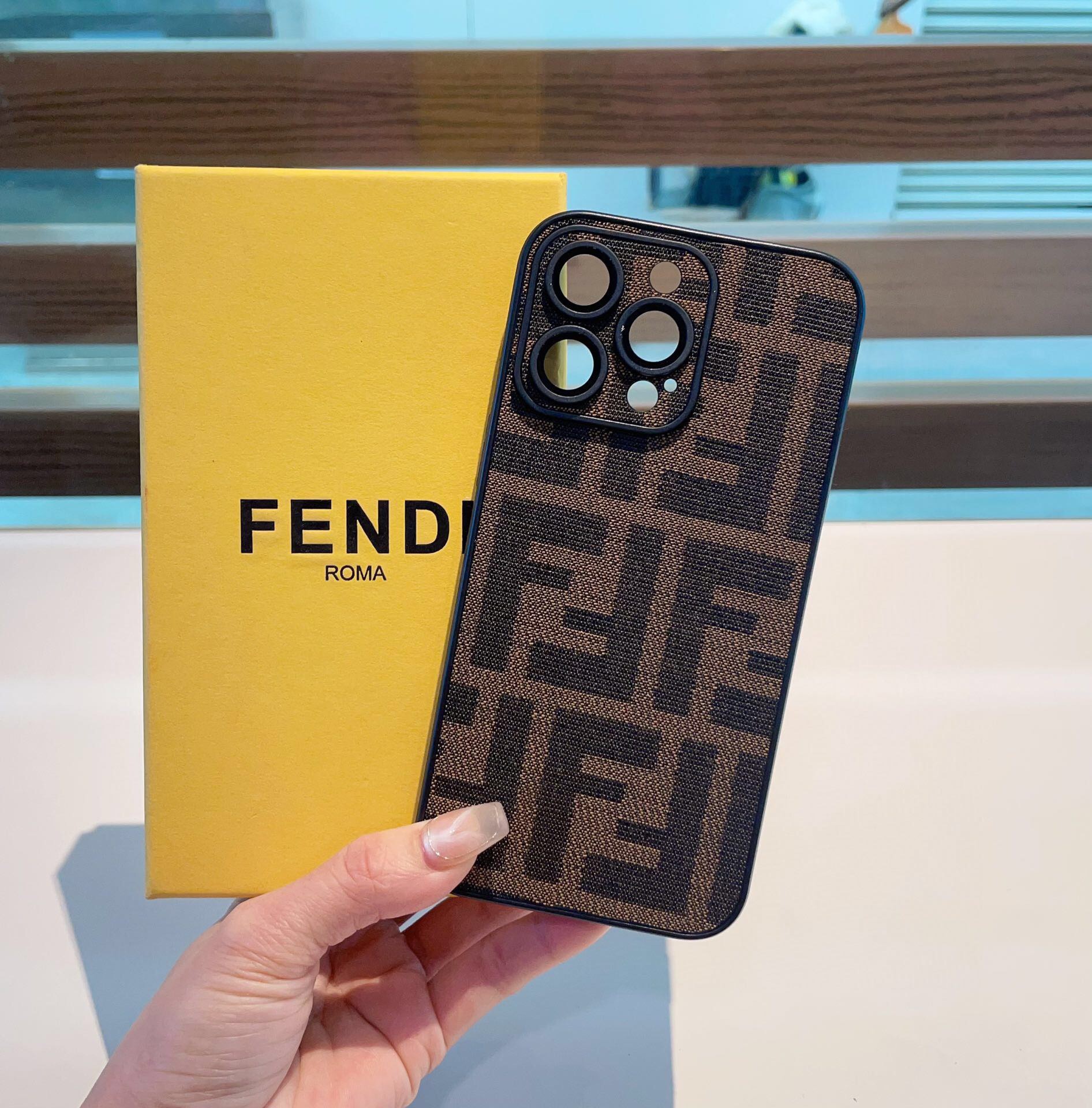 Fendi Logo Phone Case - Image 2