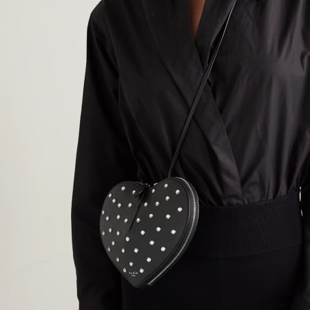 ALaia Diamond Heart Handbag - Image 2